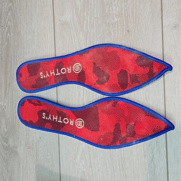 Rothy's Women Leopard Animal Print The Pointed toe flats ballet shoes sz 9.5 - Picture 11 of 13